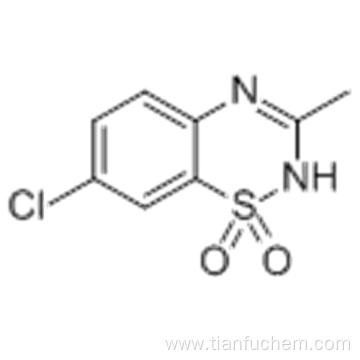 2H-1,2,4-Benzothiadiazine,7-chloro-3-methyl-, 1,1-dioxide CAS 364-98-7